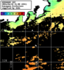 ひまわり人工衛星:神奈川県近海,00:59JST,1時間合成画像