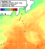 NOAA人工衛星画像:神奈川県近海, 1週間合成画像(2024/04/05～2024/04/11UTC)