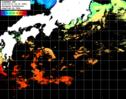 ひまわり人工衛星:黒潮域,00:59JST,1時間合成画像