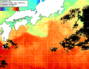 NOAA人工衛星画像:黒潮域, 1日合成画像(2024/04/13UTC)