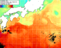 NOAA人工衛星画像:黒潮域, 1日合成画像(2024/04/14UTC)