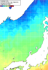 NOAA人工衛星画像:日本海, 1日合成画像(2024/04/14UTC)