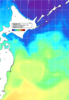 NOAA人工衛星画像:親潮域, 1週間合成画像(2024/04/09～2024/04/15UTC)