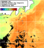 NOAA人工衛星画像:神奈川県近海, 1日合成画像(2024/04/16UTC)