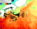 NOAA人工衛星画像:黒潮域, 1日合成画像(2024/04/16UTC)