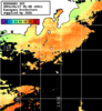 ひまわり人工衛星:神奈川県近海,14:59JST,1時間合成画像