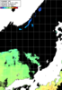 ひまわり人工衛星:日本海,08:59JST,1時間合成画像