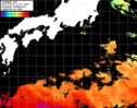ひまわり人工衛星:黒潮域,07:59JST,1時間合成画像