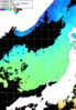 NOAA人工衛星画像:日本海, 1日合成画像(2024/04/22UTC)