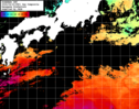 NOAA人工衛星画像:黒潮域, 1日合成画像(2024/04/23UTC)