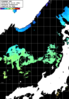 ひまわり人工衛星:日本海,00:59JST,1時間合成画像