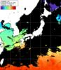 ひまわり人工衛星:日本全域,16:59JST,1時間合成画像
