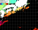 ひまわり人工衛星:黒潮域,05:59JST,1時間合成画像