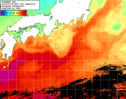 NOAA人工衛星画像:黒潮域, 1日合成画像(2024/04/25UTC)