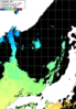 ひまわり人工衛星:日本海,06:59JST,1時間合成画像