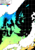 ひまわり人工衛星:日本海,11:59JST,1時間合成画像