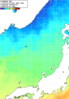 NOAA人工衛星画像:日本海, 1週間合成画像(2024/04/19～2024/04/25UTC)