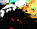 ひまわり人工衛星:黒潮域,06:59JST,1時間合成画像