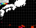 ひまわり人工衛星:黒潮域,06:59JST,1時間合成画像