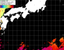 ひまわり人工衛星:黒潮域,11:59JST,1時間合成画像