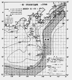 一都三県漁海況速報、関東・東海海況速報(2000/06/09)