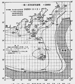 一都三県漁海況速報、関東・東海海況速報(2000/11/02)