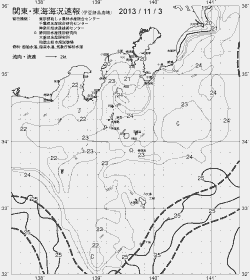一都三県漁海況速報、関東・東海海況速報(2013/11/03)
