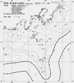 一都三県漁海況速報、関東・東海海況速報(2013/11/10)