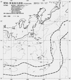 一都三県漁海況速報、関東・東海海況速報(2013/11/17)