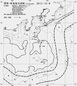 一都三県漁海況速報、関東・東海海況速報(2013/12/08)