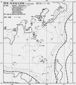 一都三県漁海況速報、関東・東海海況速報(2014/01/15)