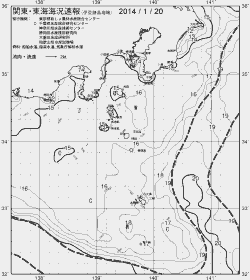 一都三県漁海況速報、関東・東海海況速報(2014/01/20)