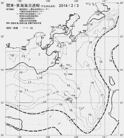 一都三県漁海況速報、関東・東海海況速報(2014/02/03)