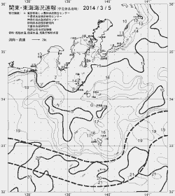 一都三県漁海況速報、関東・東海海況速報(2014/03/05)