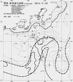 一都三県漁海況速報、関東・東海海況速報(2014/03/20)