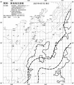 一都三県漁海況速報、関東・東海海況速報(2021/04/07)