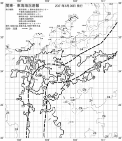 一都三県漁海況速報、関東・東海海況速報(2021/06/20)