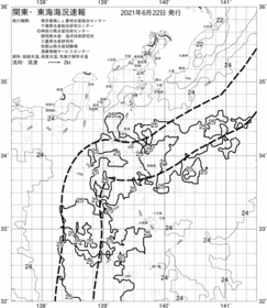 一都三県漁海況速報、関東・東海海況速報(2021/06/22)