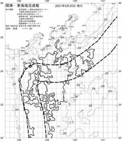 一都三県漁海況速報、関東・東海海況速報(2021/06/25)