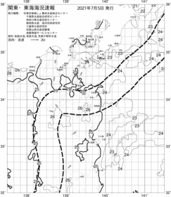 一都三県漁海況速報、関東・東海海況速報(2021/07/05)