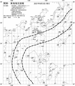 一都三県漁海況速報、関東・東海海況速報(2021/08/03)