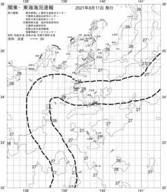 一都三県漁海況速報、関東・東海海況速報(2021/08/11)