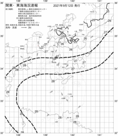 一都三県漁海況速報、関東・東海海況速報(2021/09/12)