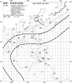 一都三県漁海況速報、関東・東海海況速報(2021/09/13)