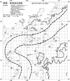 一都三県漁海況速報、関東・東海海況速報(2021/10/11)