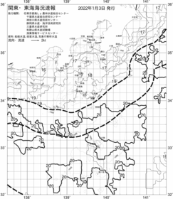 一都三県漁海況速報、関東・東海海況速報(2022/01/03)