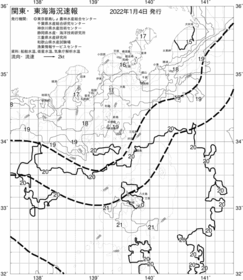 一都三県漁海況速報、関東・東海海況速報(2022/01/04)