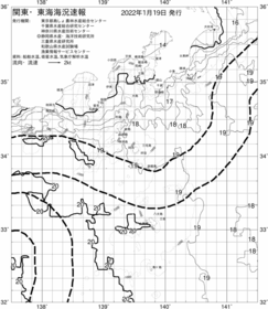 一都三県漁海況速報、関東・東海海況速報(2022/01/19)
