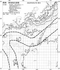 一都三県漁海況速報、関東・東海海況速報(2022/08/27)