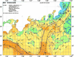 関東・東海海況速報/広域(2024/07/07)